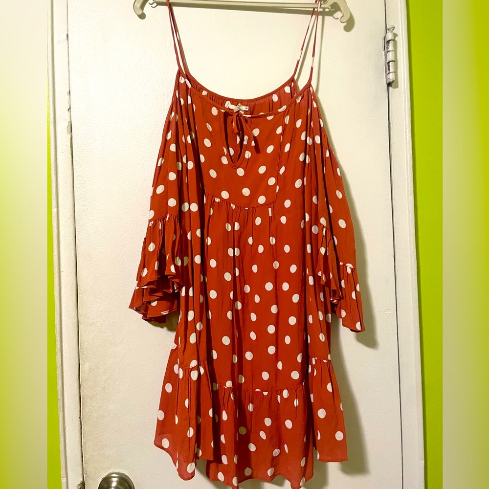 Beautiful Tularosa boho chick polka dress, S